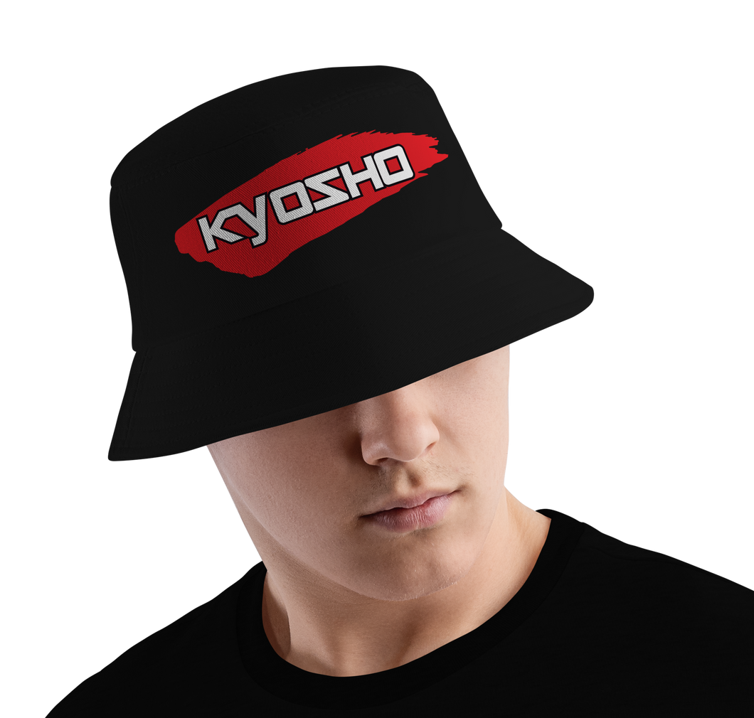 Kyosho BLACK BUCKET HAT - 1117 - NO SPONSOR