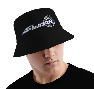 SWORKZ V1 BLACK BUCKET HAT - 1117 - NO SPONSOR