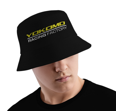 Team Yokomo Racing Factory TLR V1 BLACK BUCKET HAT - 1117 - NO SPONSOR