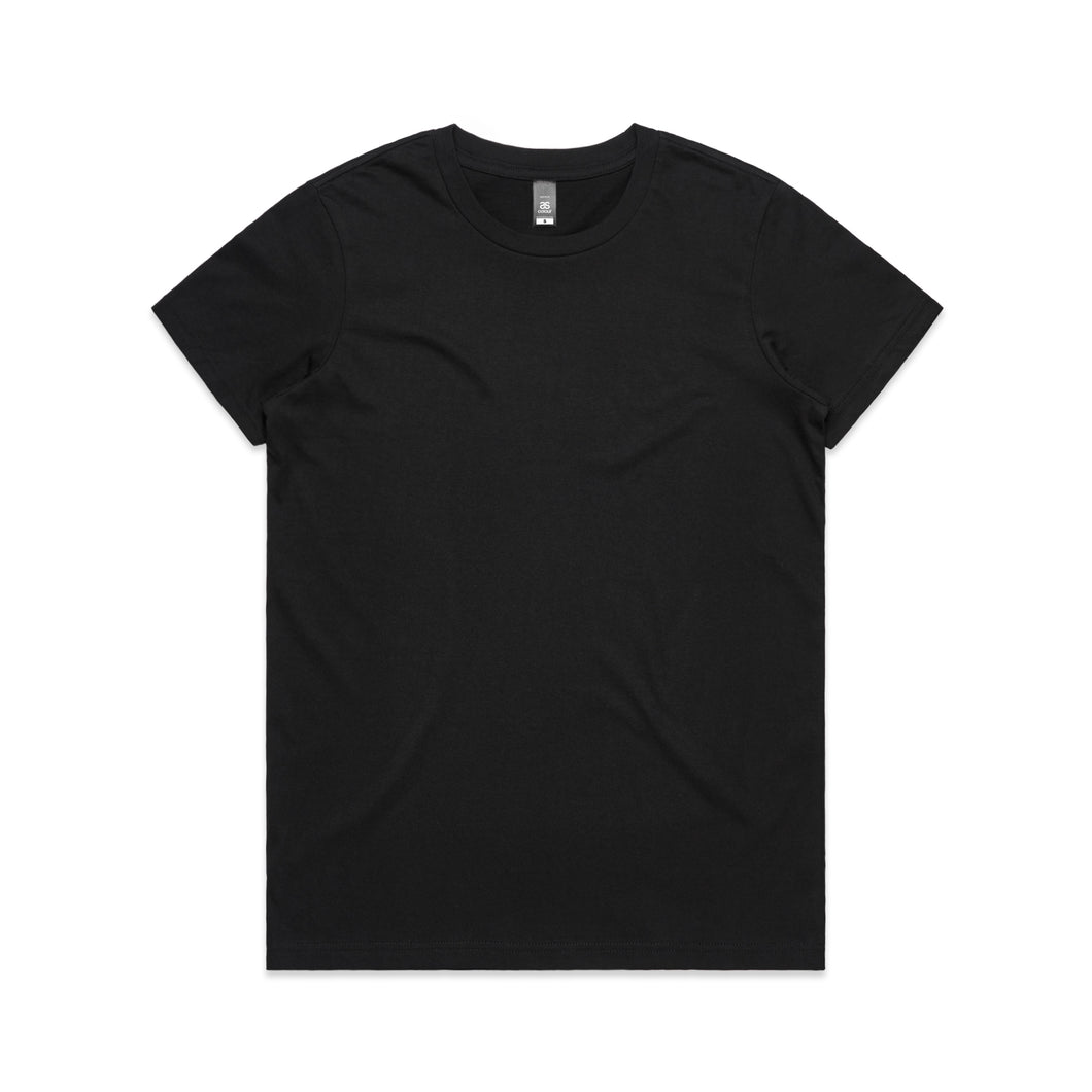 AS Colours (Black) WO'S MAPLE TEE  - 4001