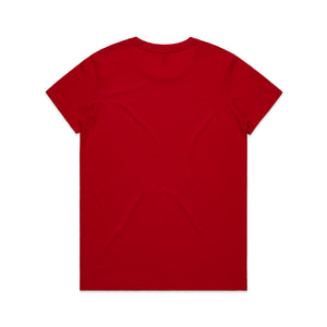 AS Colours (Red) WO'S MAPLE TEE  - 4001