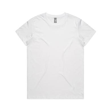 AS Colours (White) WO'S MAPLE TEE  - 4001