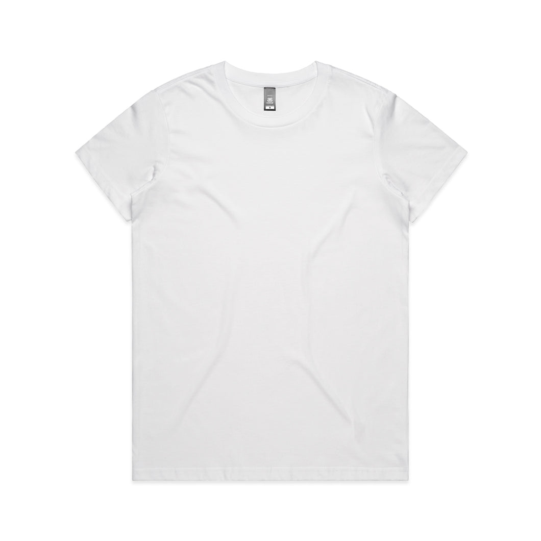 AS Colours (White) WO'S MAPLE TEE  - 4001