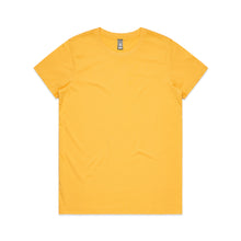 Load image into Gallery viewer, AS Colours (Yellow) WO&#39;S MAPLE TEE  - 4001