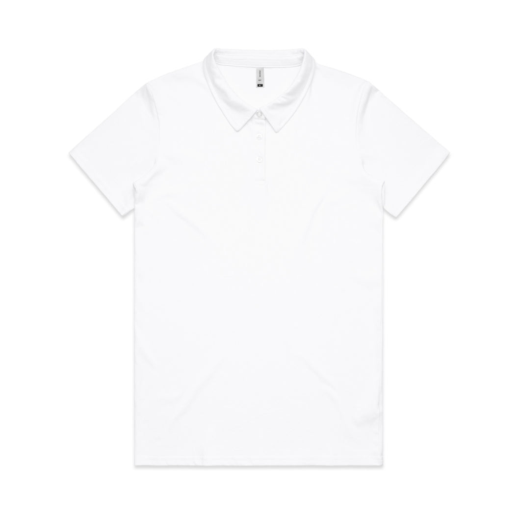 AS Colours (White) WO'S AMY POLO - 4402 - EGA Custom Apparel