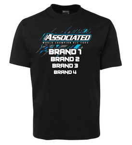 Team Associated V1 T-shirt Custom RC Apparel - Black