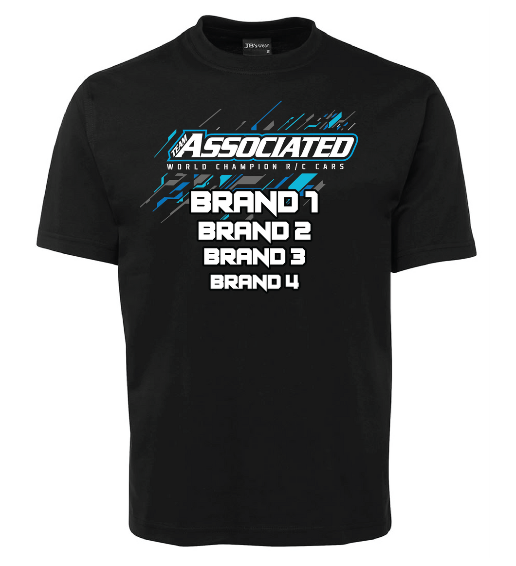 Team Associated V1 T-shirt Custom RC Apparel - Black