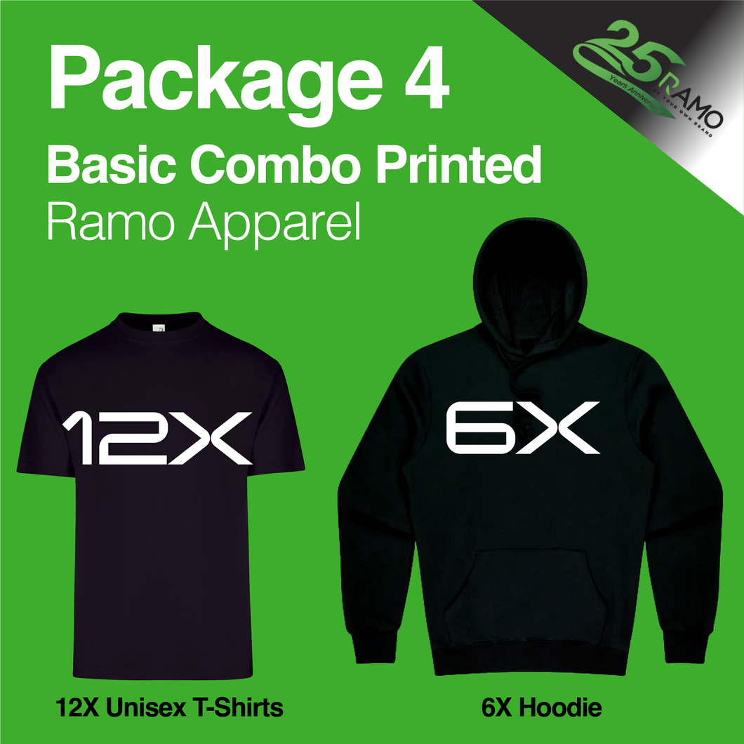 T-Shirt & Hoodie Combo Printed Package 4