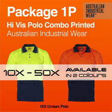 Load image into Gallery viewer, Hi Vis Polo AIW SOW1CD Printed Package 1P