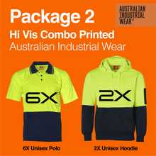 Load image into Gallery viewer, Hi Vis Polo &amp; Hoodie Combo Printed Package 2