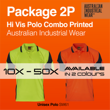 Load image into Gallery viewer, Hi Vis Polo AIW SW61 Printed Package 2P