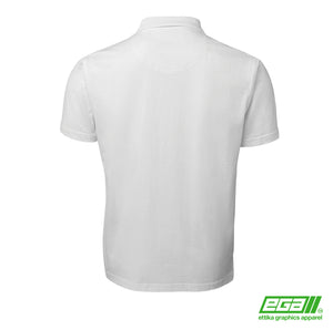 Colour of Cotton (White) JERSEY POLO - EGA Custom Apparel