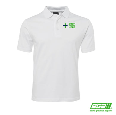 Colour of Cotton (White) JERSEY POLO - EGA Custom Apparel