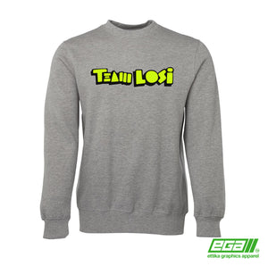 Yellow Team Losi Jumper - Vintage RC Brands - EGA Custom Apparel