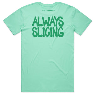 Golfer Always Slicing Tee