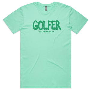 Golfer Always Slicing Tee