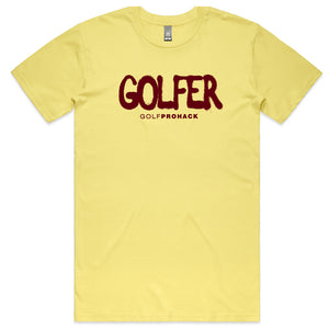 Golfer Always Slicing Tee