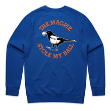 Load image into Gallery viewer, Magpie Stole My Ball Crew Jumper