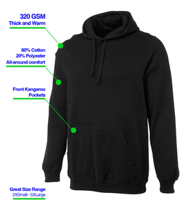 Team Losi Racing V1 Hoodie Custom RC Apparel - Black (Sponsor Edition)