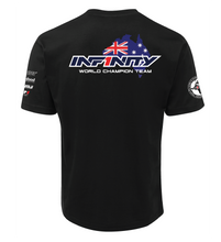 Load image into Gallery viewer, Team Infinity Australia T-shirt Custom RC Apparel - Black