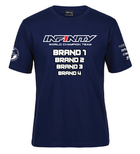 Team Infinity Australia T-shirt Custom RC Apparel - Junior Navy (Sponsor Edition)