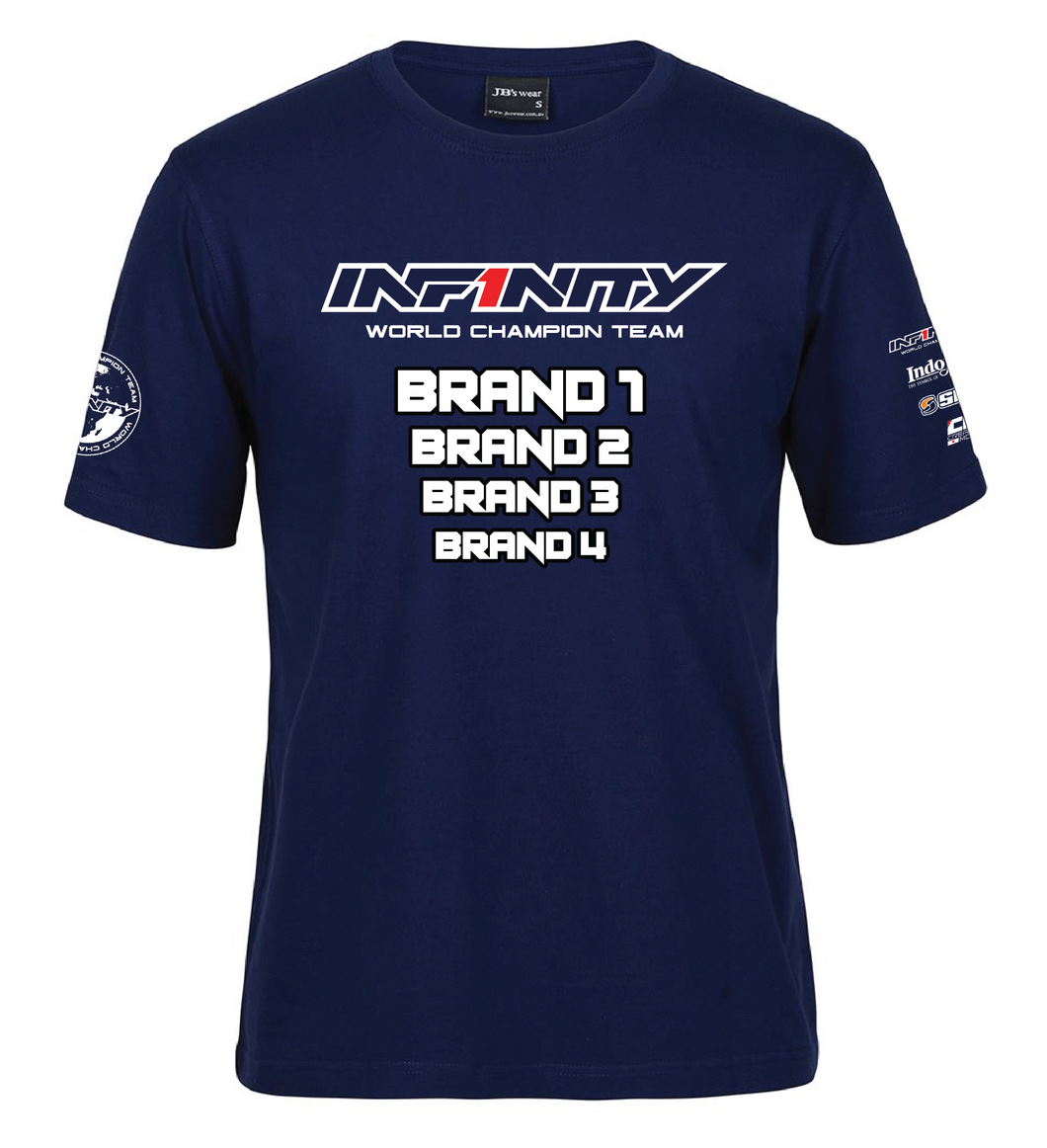 Team Infinity Australia T-shirt Custom RC Apparel - Junior Navy (Sponsor Edition)