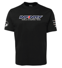 Load image into Gallery viewer, Team Infinity Australia T-shirt Custom RC Apparel - Black