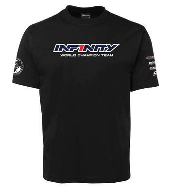 Team Infinity Australia T-shirt Custom RC Apparel - Black