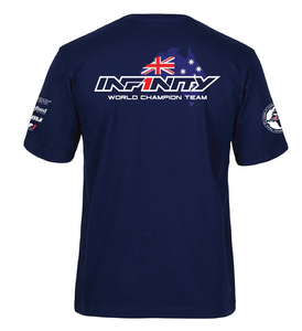 Team Infinity Australia T-shirt Custom RC Apparel - Junior Navy