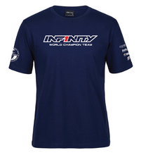 Load image into Gallery viewer, Team Infinity Australia T-shirt Custom RC Apparel - Junior Navy