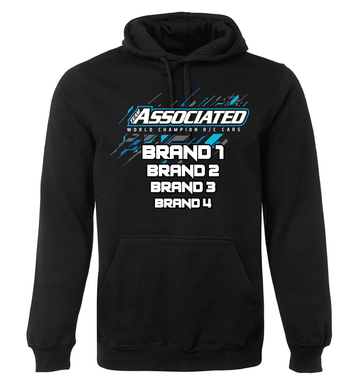 Team Associated V1 Hoodie Custom RC Apparel - Black