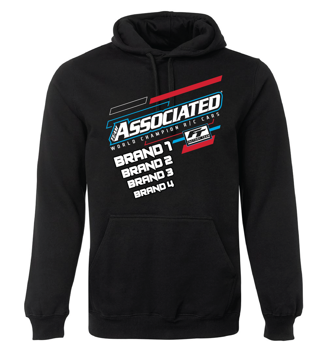 Team Associated V2 Hoodie Custom RC Apparel - Black