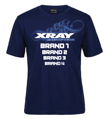 Team X-Ray T-shirt Custom RC Apparel - Junior Navy