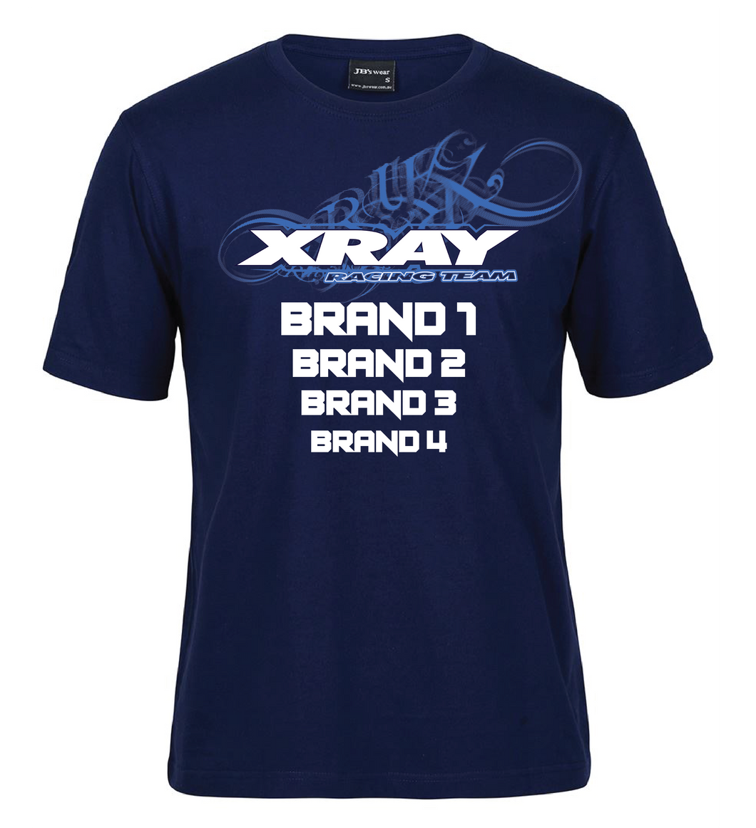 Team X-Ray T-shirt Custom RC Apparel - Junior Navy