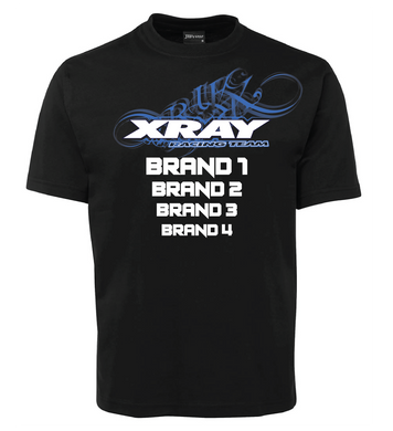 Team X-Ray T-shirt Custom RC Apparel - Black