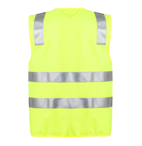 Unisex Hi Vis Full Zip Vest SYZMIK (Yellow) Printed