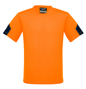 Mens Hi Vis Squad T-Shirt SYZMIK (Orange) Printed