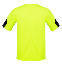 Load image into Gallery viewer, Mens Hi Vis Squad T-Shirt SYZMIK (Yellow) Printed