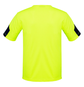 Mens Hi Vis Squad T-Shirt SYZMIK (Yellow) Printed