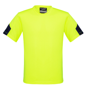 Mens Hi Vis Squad T-Shirt SYZMIK (Yellow) Printed