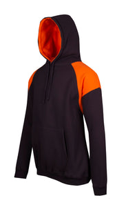 Serpent Sponsor/Driver Name Performance Charcoal/Orange Hoodie - Contrast