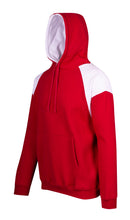 Load image into Gallery viewer, SWorkz Sponsor/Driver Name Performance Red/White Hoodie - Contrast